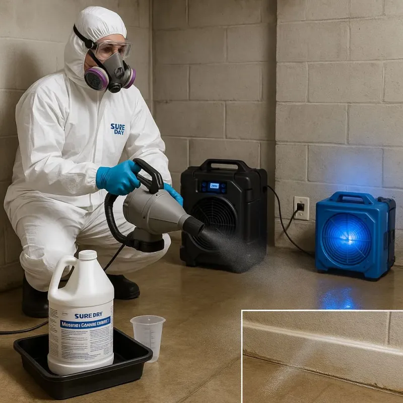 Sanitization and Odor Removal process in Valley Falls, KS